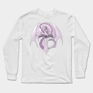 Light Amethyst Sword Dragon Long Sleeve T-Shirt